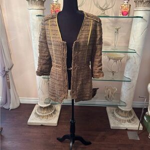 VINTAGE OSCAR DE LA RENTA TWEED JACKET SIZE 8